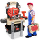 Toddler Tool Bench Set, 78pcs Tool Bench for Kids Ages 3-5 Years Old, Construction Toy Tool Set with Drill for Kids Workbench Pl