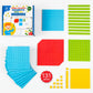 Simply Magic Jumbo Magnetic Base Ten Blocks Set - 131 PCS Math Manipulatives for Counting - Foam, Multi-Color, Model 2023