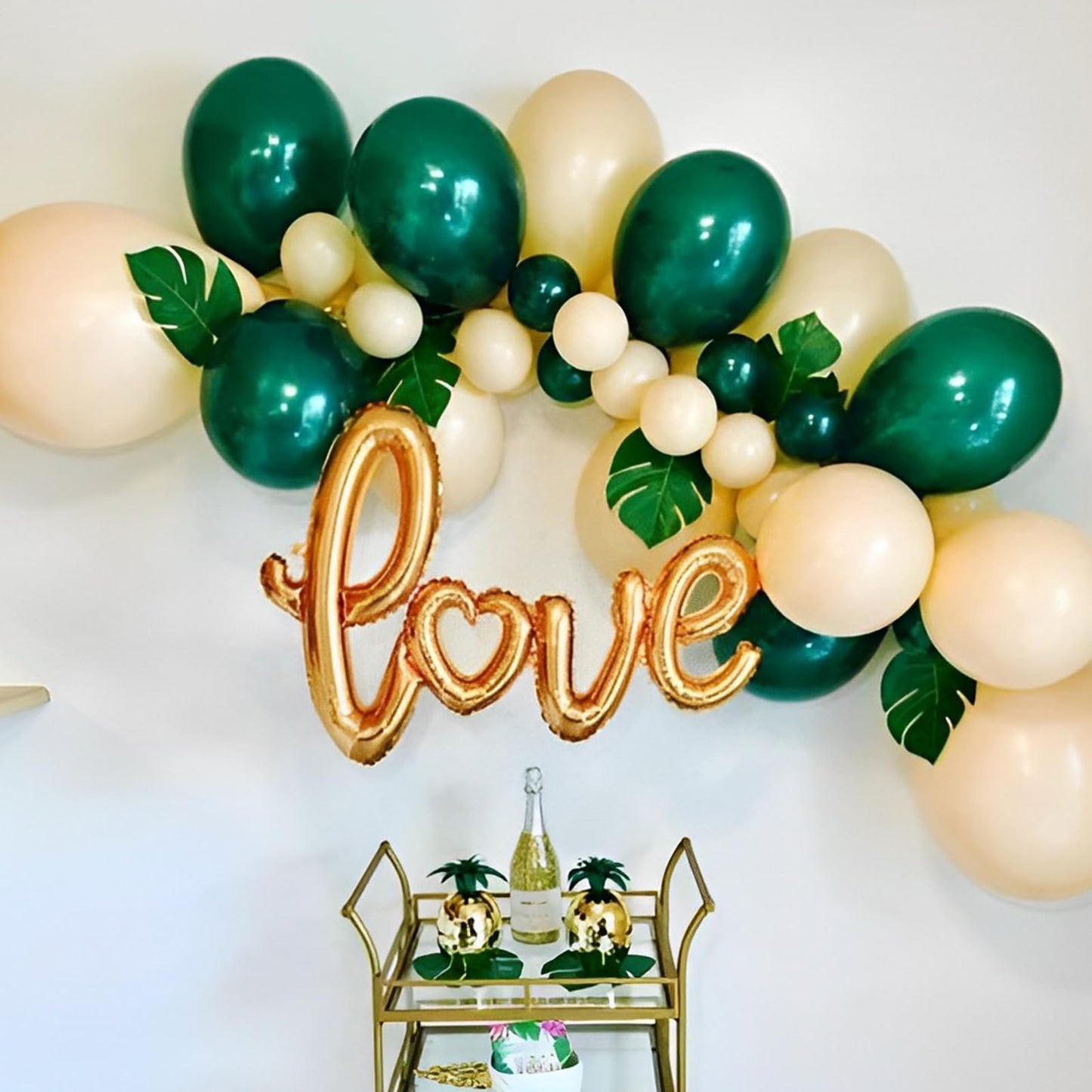Voircoloria Dark Green Balloons, 66Pack 12Inch Green Latex Party Balloons For Birthday, Graduation, St. Patrick'S Day, Christmas
