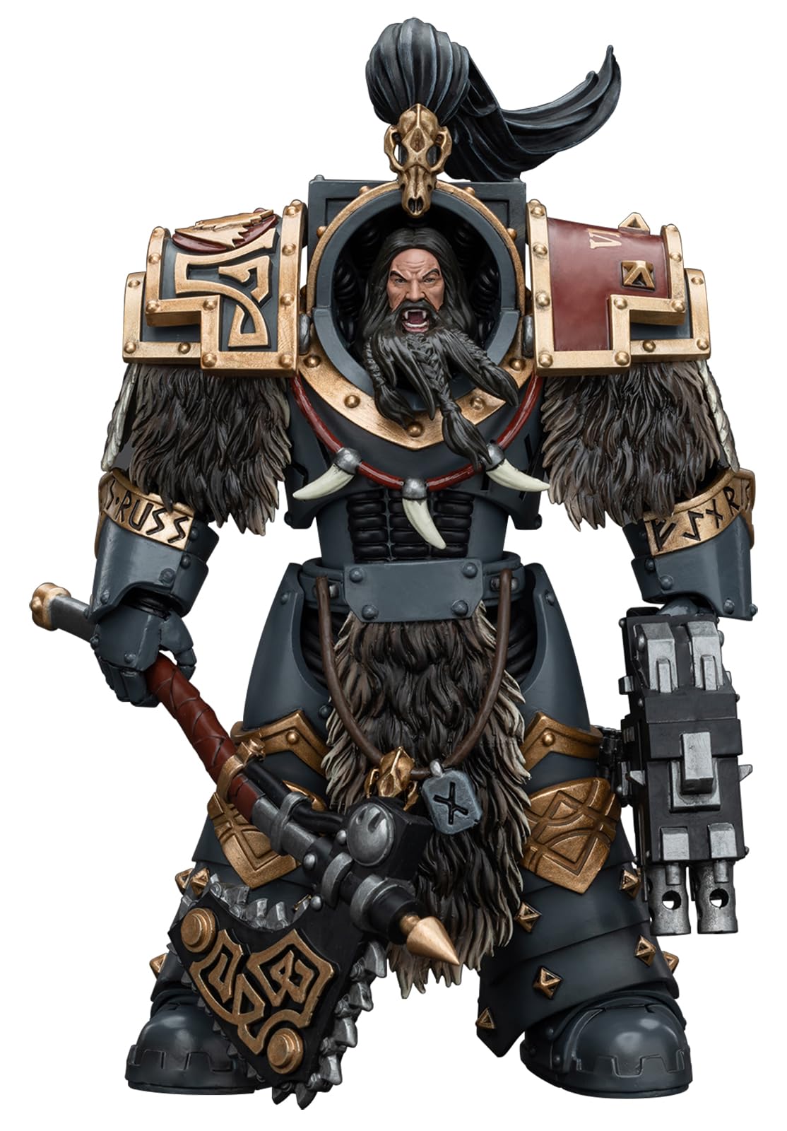 Joytoy Warhammer 40K 1/18 Action Figures, Space Wolves Varagyr Wolf Guard Squad Varagyr Terminator 1 Perfect For Collectors & De
