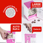 LIKE Toy Piggy Bank Safe Box - Fingerprint ATM Machine for Kids, Pink, Plastic, Model G982