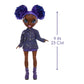 Rainbow High Jr High Series 2 Krystal Bailey- 9' Purple Posable Fashion Doll With Designer Accessories And Open/Close Backpack. Great Toy Gift For Kids Ages 6-12 Years Old & Collectors