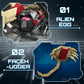 HIGH GODO Alien Mech Xenomorph Warrior Building Set, 882 Pieces, Plastic, Black, Medium - Perfect Gift for Ages 14+