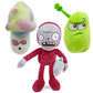 Jhesao 3 Pcs Plants And Zombies Plush Sets Zombies Toy Hypno Shroom, 1 2 Stuffed Soft Dolphin Zombie Doll, Laser Bean Pvz Plushi