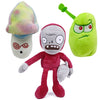 Jhesao 3 Pcs Plants And Zombies Plush Sets Zombies Toy Hypno Shroom, 1 2 Stuffed Soft Dolphin Zombie Doll, Laser Bean Pvz Plushi
