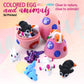 HyBaiS Mystery Mini 3D Printed Articulated Animal Figurines Set with Egg,Little Cute Animals Pocket Pet,3D Animals Toys,3D Print