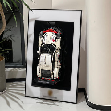 iLuane Display Wallboard for Lego Technic Porsche 911 RSR Race Car 42096  mature-themed Collectibles Lego Car Wall Mount for Building Blocks  Great for Lego Lovers (No Car Included)