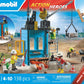 Playmobil Action Heroes Promo Pack 71650 Construction With Three Figures, Mobile Crane And Many Additional Extras Toys For Boys