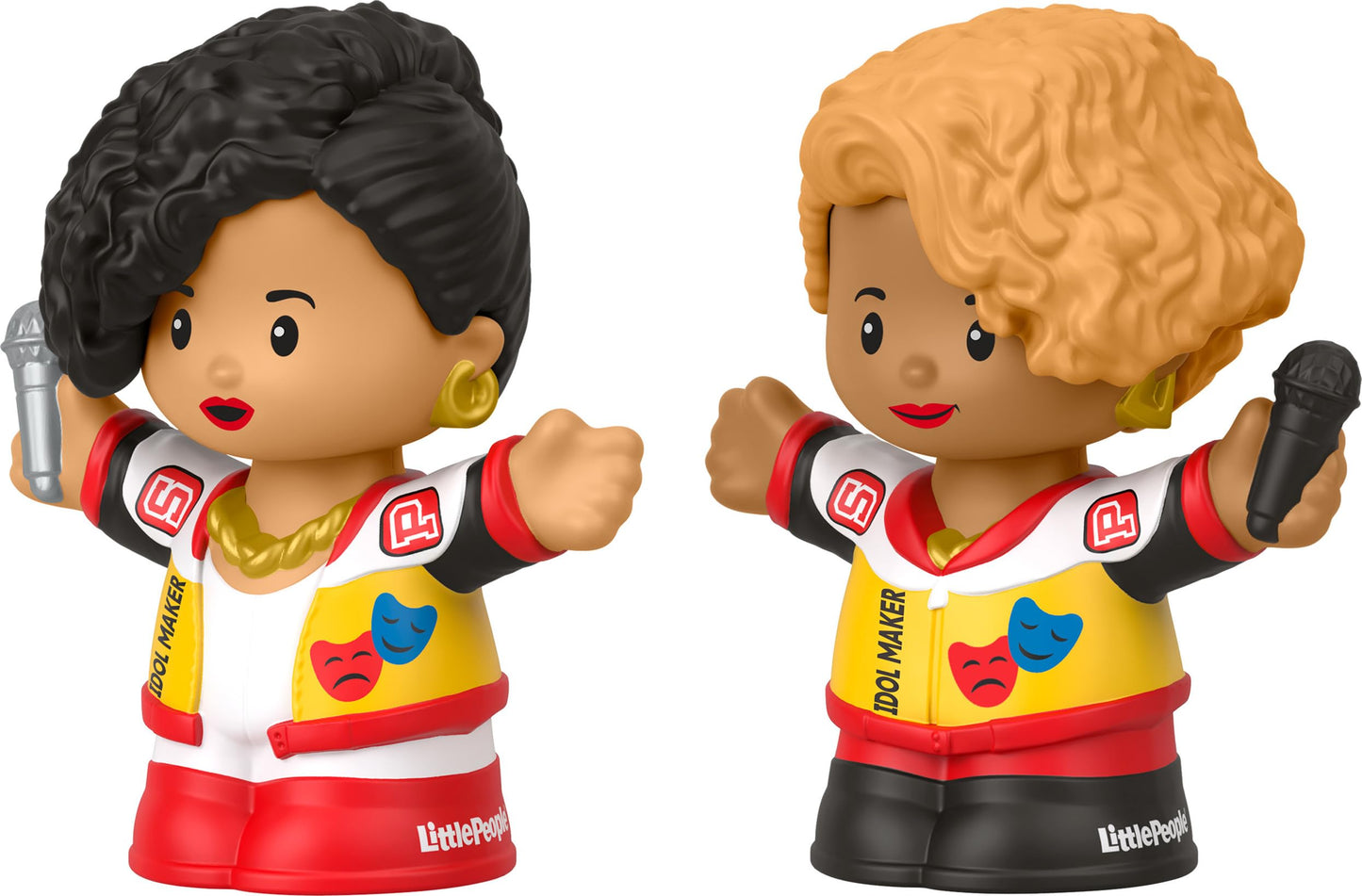 Little People Collector Salt-N-Pepa Special Edition Figures Set, Multicolor, HPV75, Plastic, Display Package for Adults & Hip Hop Fans