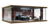 Display Case For Cars With Acylic Cover And Led Lighting For 1/24 Scale Diecast Car, Lego Cars Speed Champions 76908 76907 76901