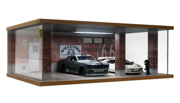 Display Case For Cars With Acylic Cover And Led Lighting For 1/24 Scale Diecast Car, Lego Cars Speed Champions 76908 76907 76901