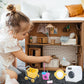 Sotogo 22 Pieces Doll Housework Cleaning Supplies Miniature Mini Dollhouse Accessories Dollhouse Furniture Decoration Accessorie