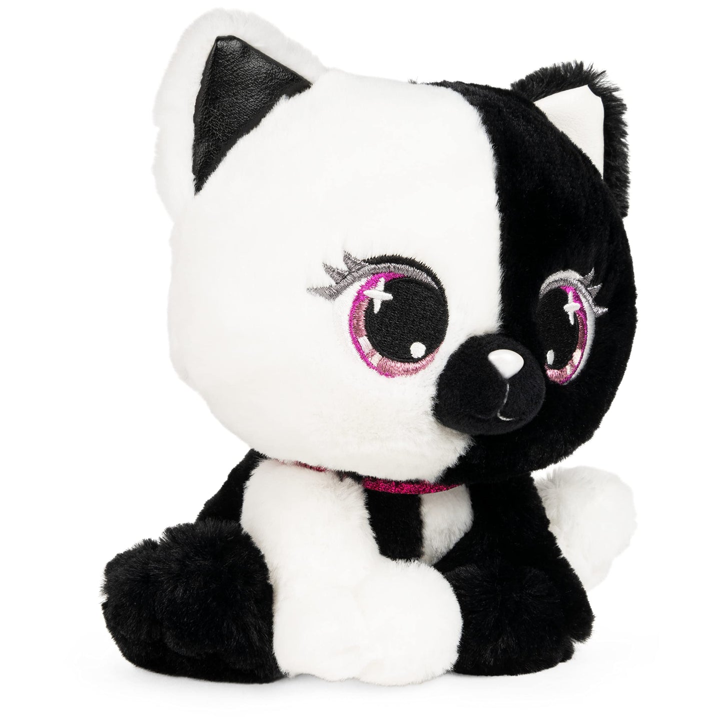 Gund P.Lushes Designer Fashion Pets Cyndi Pupowski Dog Premium Stuffed Animal Soft Plush, Pink And Orange, 6