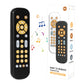 Orzbow Baby Remote Control Toy For 6 Months+ With Music, Tv Remote Toy With Realistic Light And Sound - English, French And Spanish For Infant Play - Bpa Free, Black