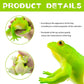 Funscene Artrpoy Reptile Figurine Soft Rubber Toy, Tropical Jungle Animals With Frog, Tpr Super Stretch Toy For Kids, Perfect Fo