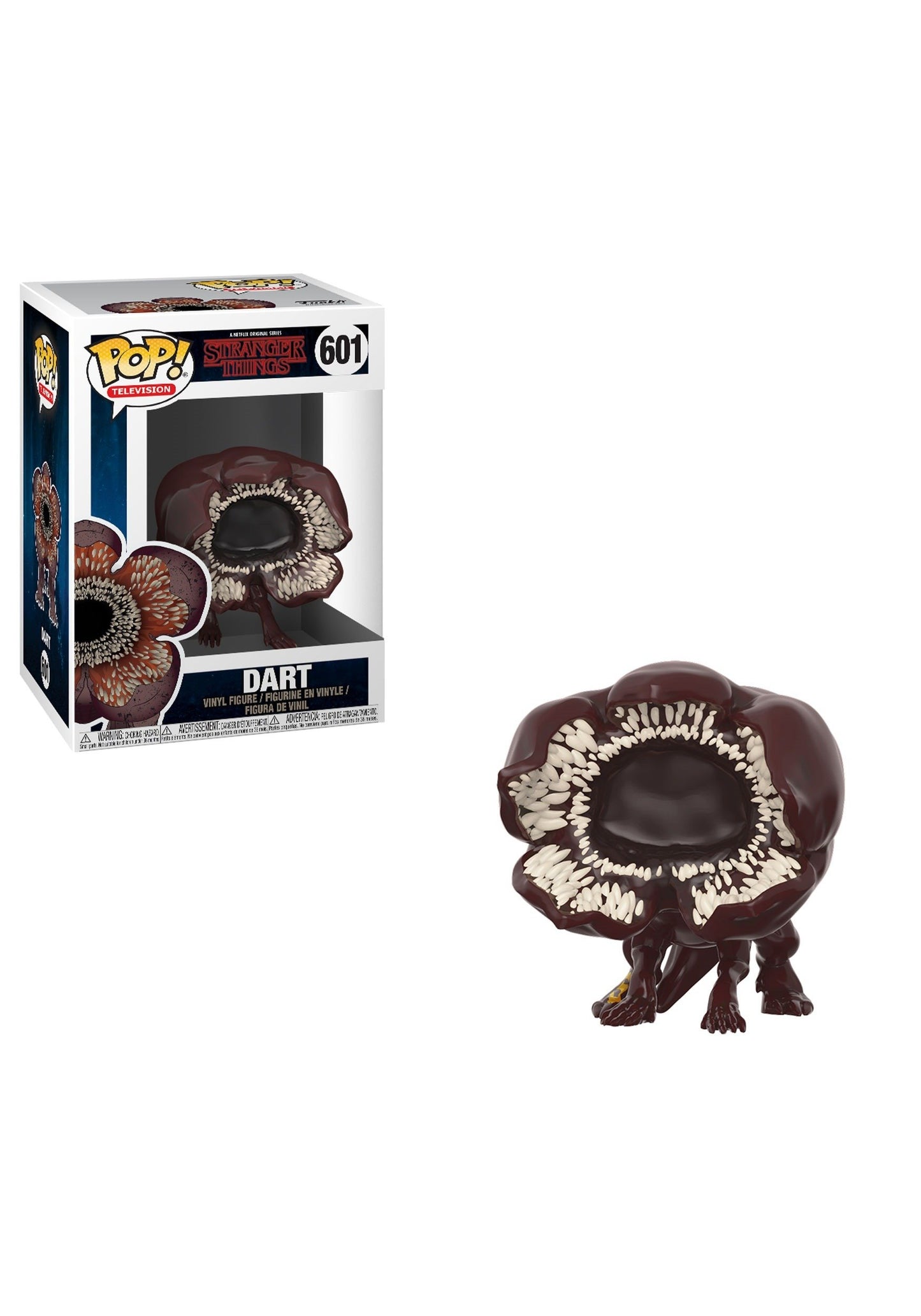Funko POP! TV Dart Demogorgon Figure - Brown Vinyl Collectible, Standard Size, Model 28632