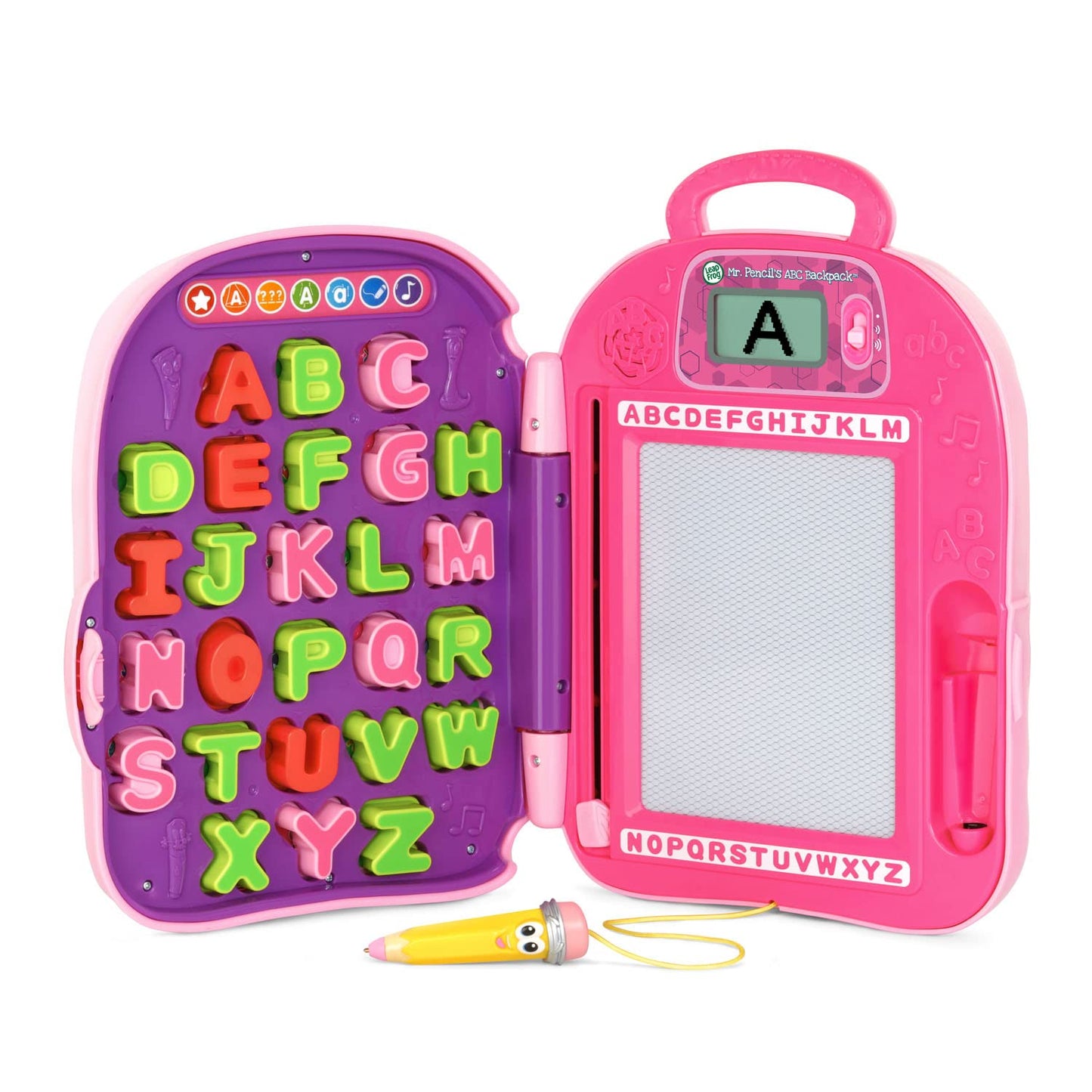 LeapFrog Mr. Pencils ABC Backpack, Pink