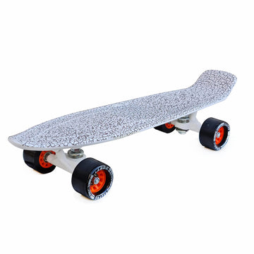 jaspo Polypropylene Penny Skateboard Casterboard Fishboard Cruiser Fibre Skateboard (22X5.5 Inches) Suitable Upto 10 Years (Crys