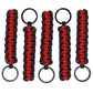 Bubbasgaragetv - Large Heavy Duty Paracord Zipper Pulls (Red)