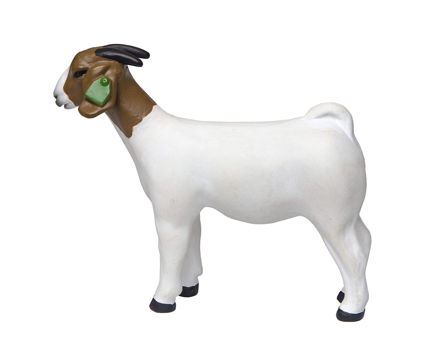 Little Buster Toys Grand Doe Show Goat, White with Brown Head, One Size, Plastic, Model 200895