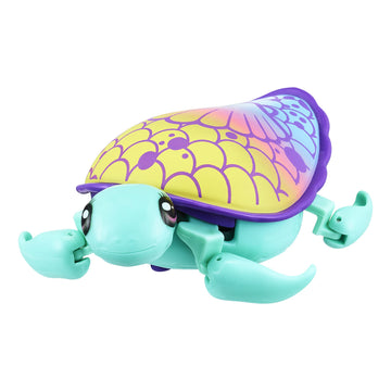 Little Live Pets Lil' Turtle, S9 Single Pack- Styles Vary, Interactive, Animated Electronic Turtle, Walking & Swimming Movement, Collectable Pet Character Toy