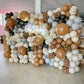 Bezente 36 Inch Brown Giant Balloons - 8 Pack Jumbo Latex Balloons for Birthday, Baby Shower, Wedding Decorations