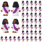 Bememo 50 Pcs Mini Black Jesus Toys Black Jesus Figurine Religious Gifts Little Jesus Figures To Hide And Seek Sunday School Rel