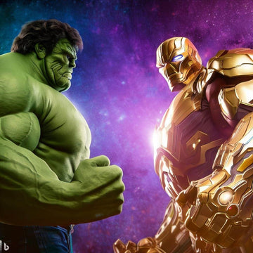 Hulk Vs. Thano S Large Action Figure Set - 2Pcs | Compatible With Major Building Block Brands | Great Gift For Kids | 3 Inches T