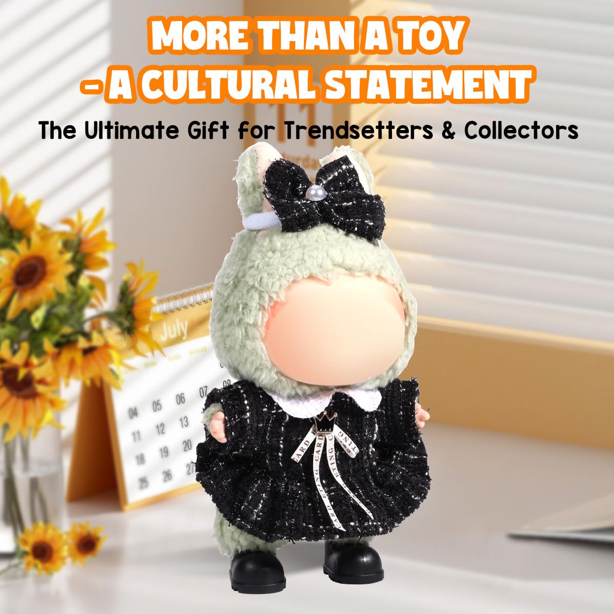 AICase for Labubu Clothes/for Labubu Outfits Clothes Set for 17cm Lububu Doll 2 Piece enhanced Dresses Set elegant Clothing for LA BUBU Girls Stylish Adorable Dolls Clothes Accessories (No Doll)_02