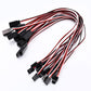 Frienda 15 Pieces Servo Extension Cables Servo Extension Cord Male to Female RC Wire Cable Compatible with RC JR Futaba Car Airp