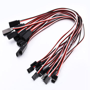 Frienda 15 Pieces Servo Extension Cables Servo Extension Cord Male to Female RC Wire Cable Compatible with RC JR Futaba Car Airp