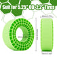 Injora 4Pcs Silicone Rubber Insert Foam For 132-134Mm (5.25'' Od) 2.2'' Tires(Green)