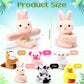 Gemscream 6 Pack Stuffed Animal Slap Bracelets Plush Animal Snap Bracelets Cute Wrist Slap Band Toy Wrist Animals Wrist Pets Sla