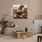 Thanksgiving Fall Gnome Puzzles for Adults 1000 Pieces, Autumn Pumpkin Jigsaw Puzzles, Cozy Harvest Art Puzzles