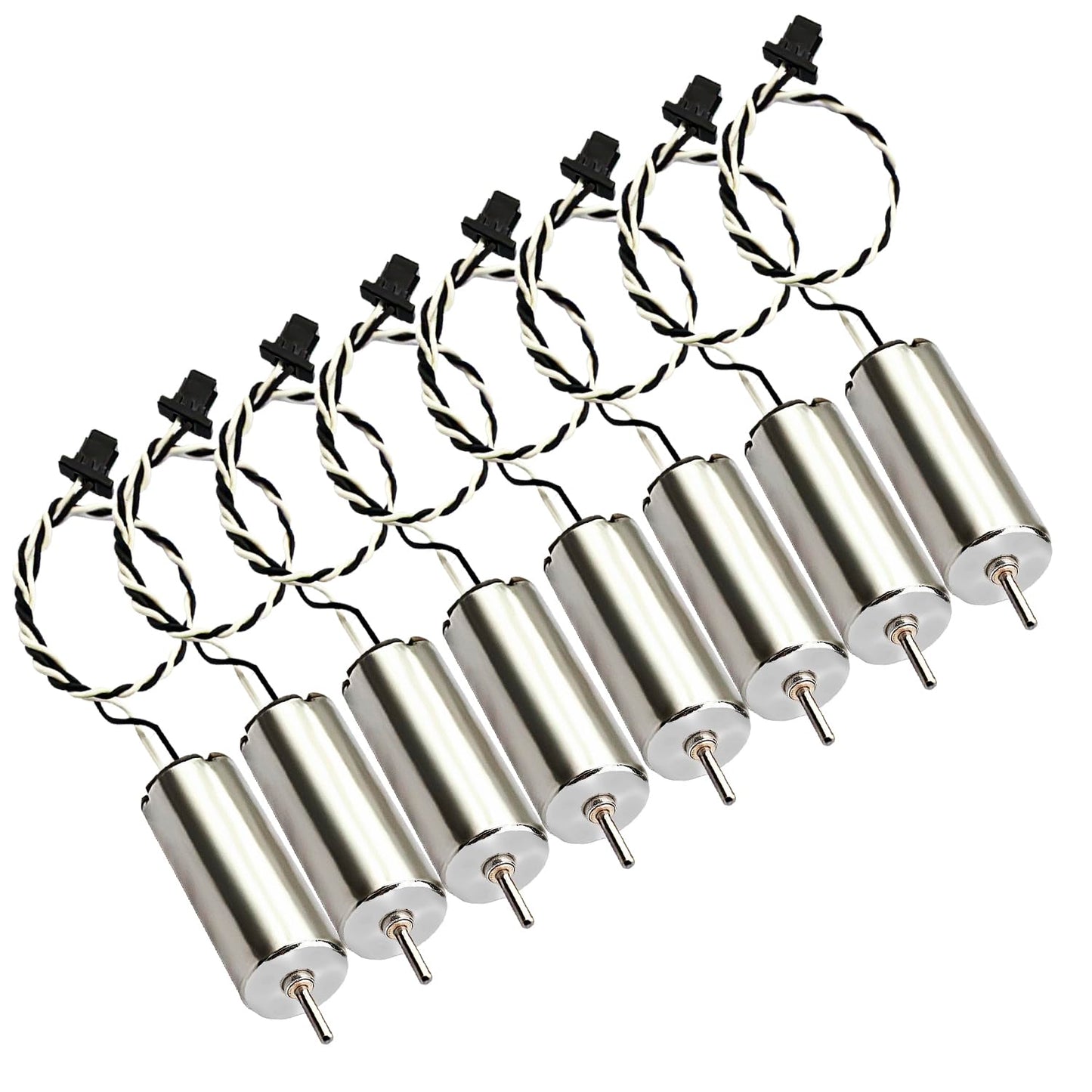DaFuRui 8 Pack 8520 Motor 8.5x20mm Coreless Brushed Motor 3.7V 53000Rpm Mini DC Motors