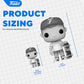 Funko Pop! Keychain: Star Wars: The Mandalorian - Bo-Katan - Bo Katan Kryze Novelty Keyring - Collectable Mini Figure - Stocking