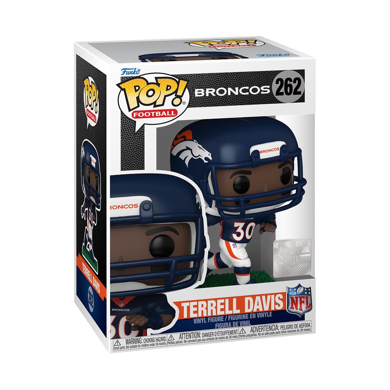 Funko Pop Nfl: Broncos - Terrell Davis - Collectable Vinyl Figure - Gift Idea - Official Merchandise - For Kids & Adults - Sport