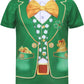 COSLAND Boys' St Patricks Day Shirt for Kids Novelty Top, Green, Small