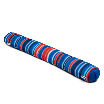 Big Joe Noodle No Inflation Needed Pool Float, Blurred Americana Double Sided Mesh, Jumbo 4Ft