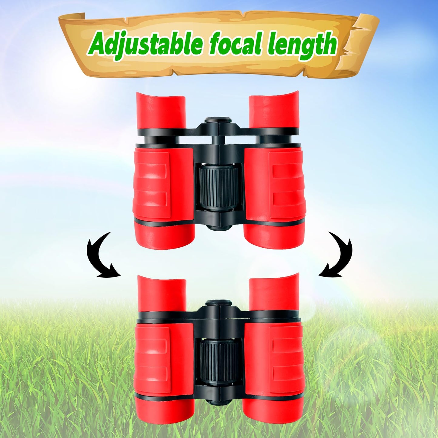 YOPINSAND Kids Binoculars, Ages 3-12, Perfect for Bird Watching, Camping, Outdoor Exploration