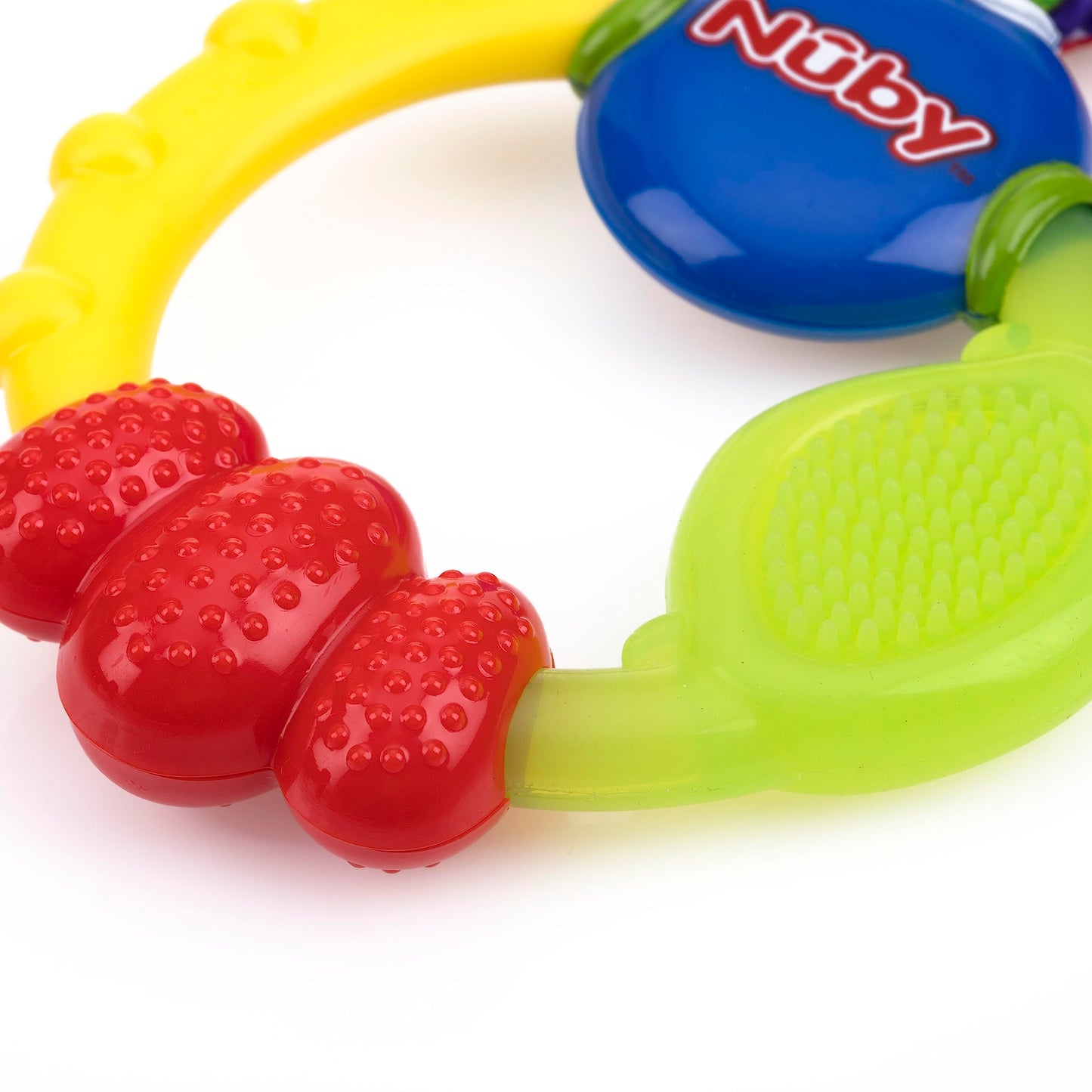 Nuby Wacky Teething Ring, Multicolor (Pack Of 16)