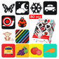 TOUHKAN Baby Flash Cards 6 to 12 Months, High Contrast Baby Toys for Newborn, Black and White Cards for Newborns, Sensory Toys f