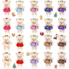 Covzoe 20 Pieces Mini Plush Bears, 4.4 Inch Small Stuffed Bear Bulk, Multicolor Soft Bears Doll, Birthday, Wedding, Party Favors