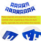 JumDaQQ 21st Birthday Party Decoration - Blue Happy Birthday Banner & Foil Balloons, Rubber Confetti Balloons for Men, 21 Years Old Supplies