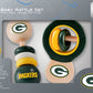 Babyfanatic Wood Rattle 2 Pack - Nfl Green Bay Packers - Officially Licensed Baby Toy Set