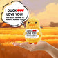 Lestp Funny Gifts Women Positive Duck Love Emotional Support Crochet Nuggets Pickle Plush Partner Cute Birthday Gift Gag Metal H