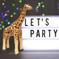 Jet Creations Inflatable Giraffe 36" - Brown Spots, Phthalate-Free Vinyl, Jungle Party Decor, Model AN-GIRAFFE