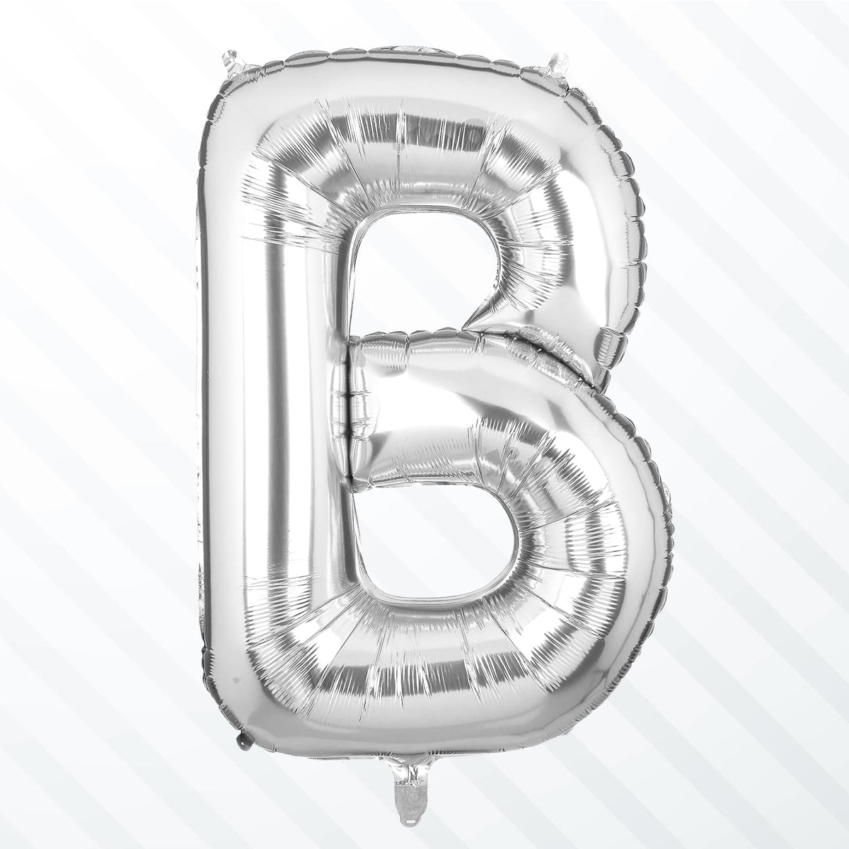 Flyloons Silver B Alphabets Letter Foil Balloons Perfect for Birthday Decoration Items, Anniversary, Bachelorette, Wedding, Fare