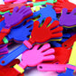 Resinta 24 Pieces Hand Clappers Plastic Noisemaker Noise Makers With Drawstring Bag For Fiesta Party Birthday Favors, 7.5 Inch