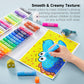Shuttle Art Tempera Paint Sticks - 30 Colors, Non-Toxic, Quick Drying, 30 Count